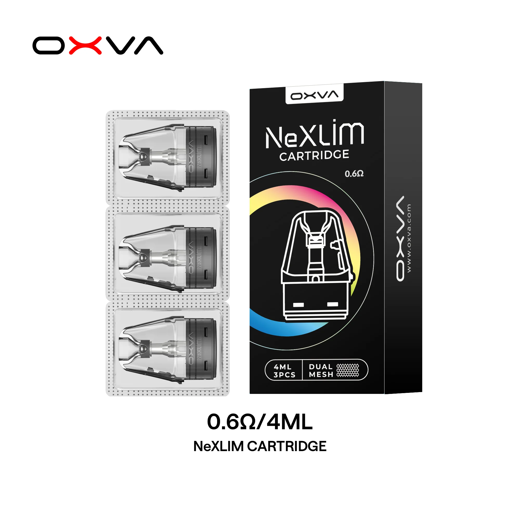 OXVA NeXlim Replacement Pod 4ml - Pack of 3