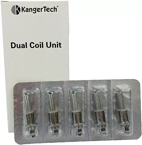 5PCS Kanger Replacement New Dual Coil -1.2ohm