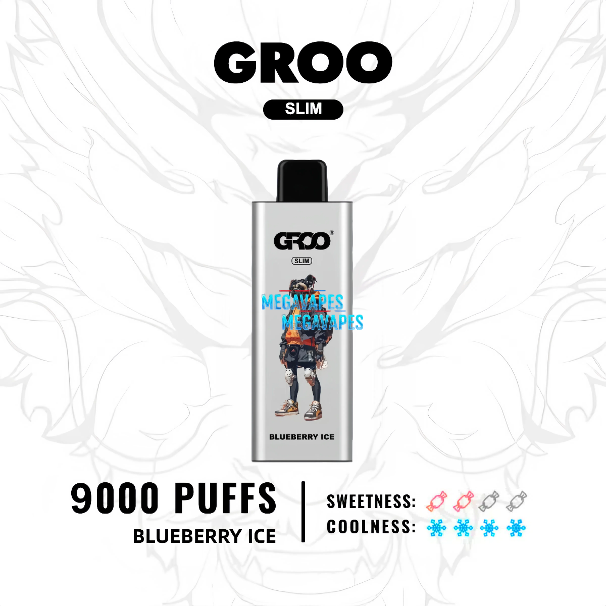 GROO SLIM - BLUEBERRY ICE
