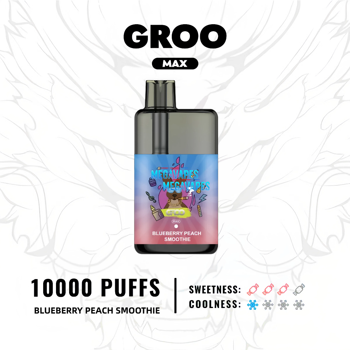 GROO MAX - BLUEBERRY PEACH SMOOTHIE