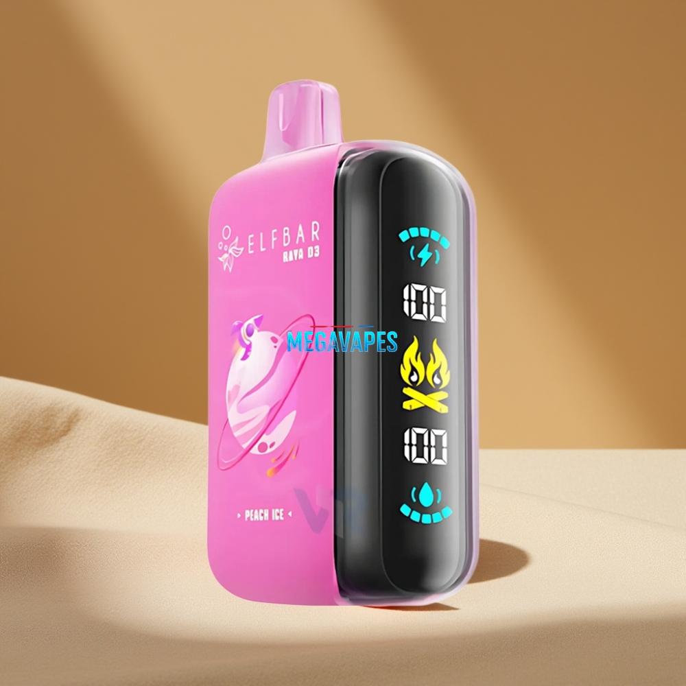 ELF BAR RAYA D3 25000 Puffs 23ml 5% Peach Ice Disposable Vape