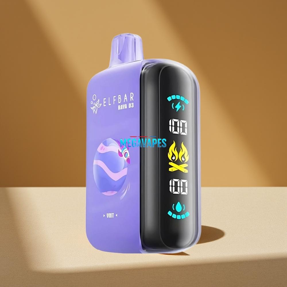 ELF BAR RAYA D3 25000 Puffs Rechargeable Disposable Vape with Display