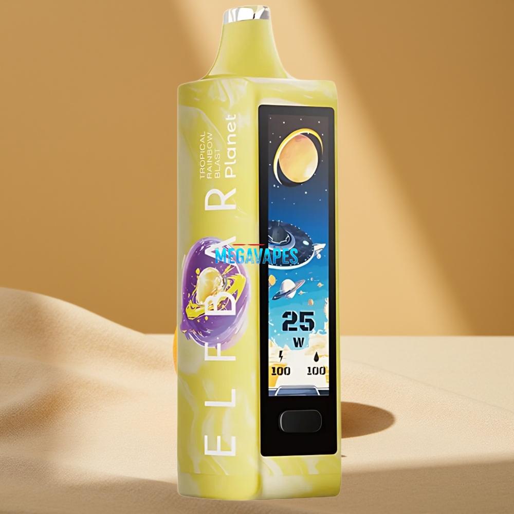Elf Bar Planet 25K Puffs 50mg Tropical Rainbow Blast Rechargeable Disposable Vape