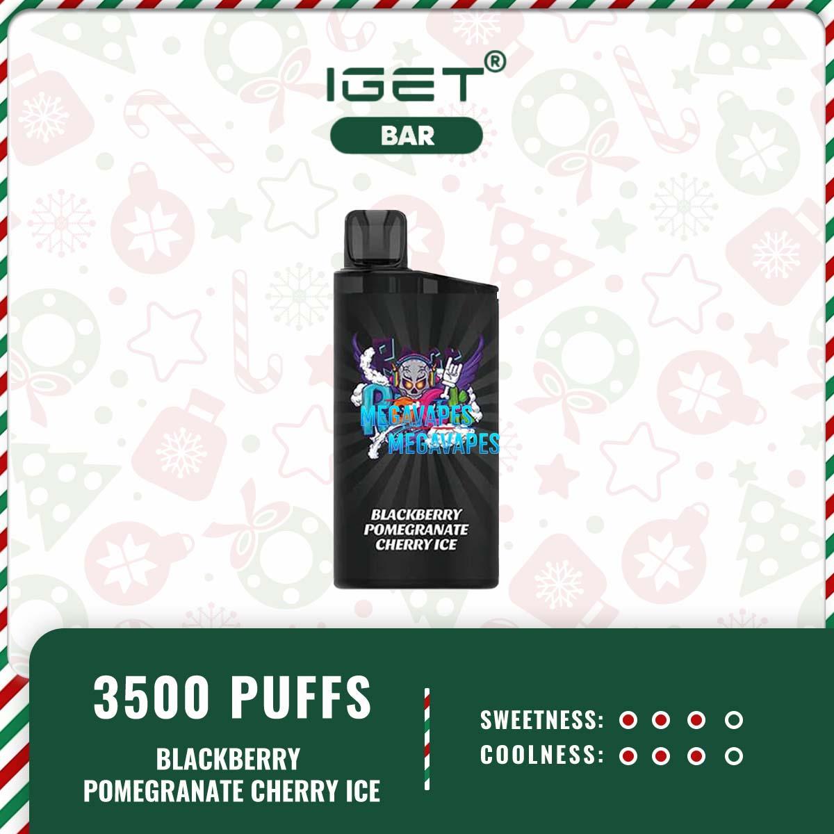 IGET BAR - BLACKBERRY POMEGRANATE CHERRY ICE