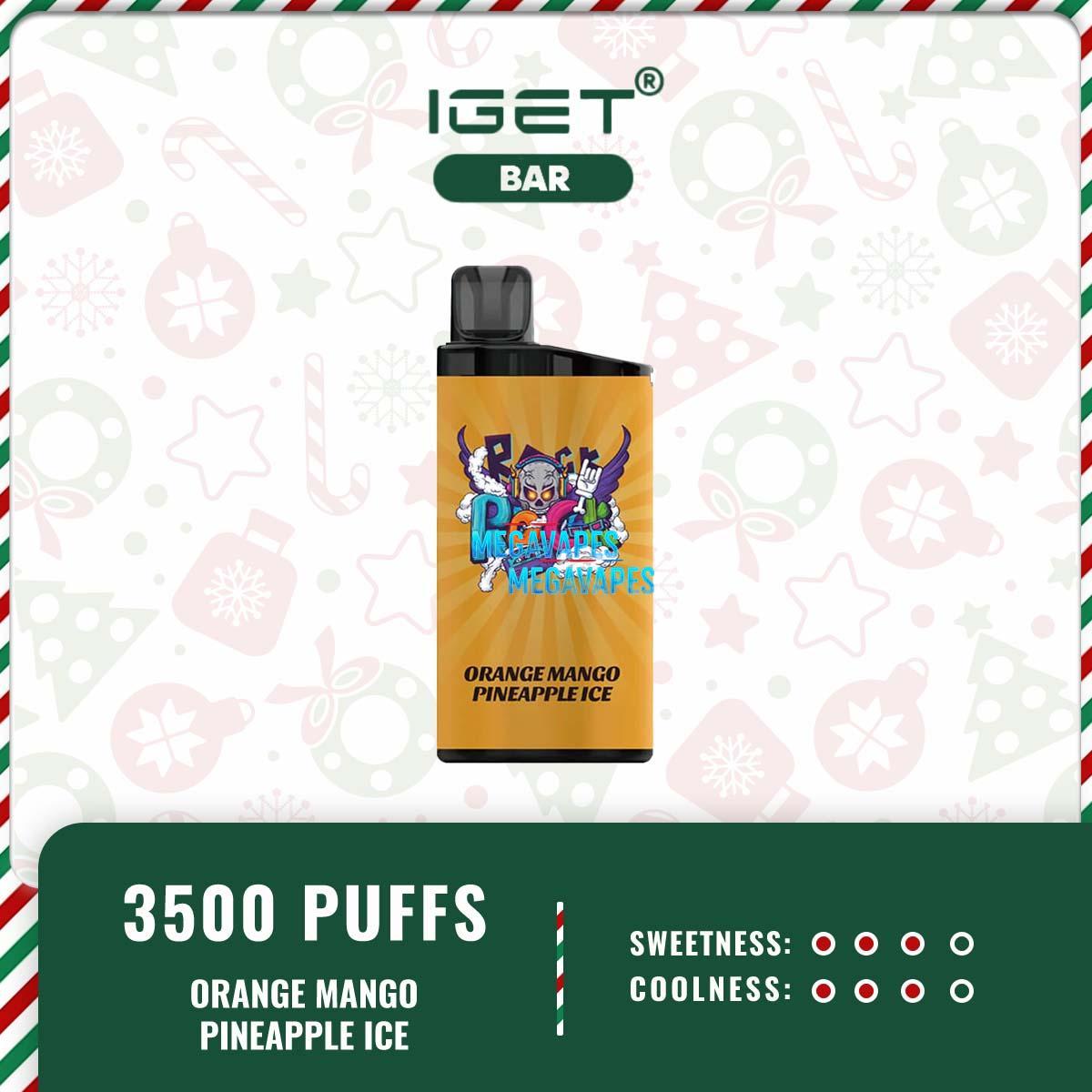 IGET BAR - ORANGE MANGO PINEAPPLE ICE