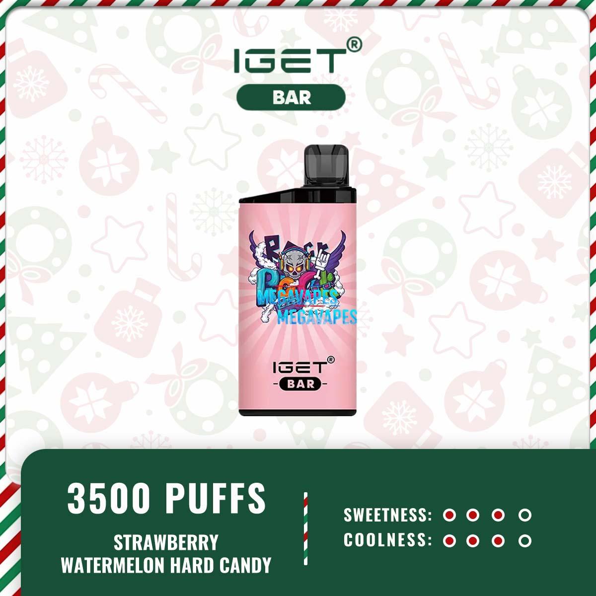 IGET BAR - STRAWBERRY WATERMELON HARD CANDY