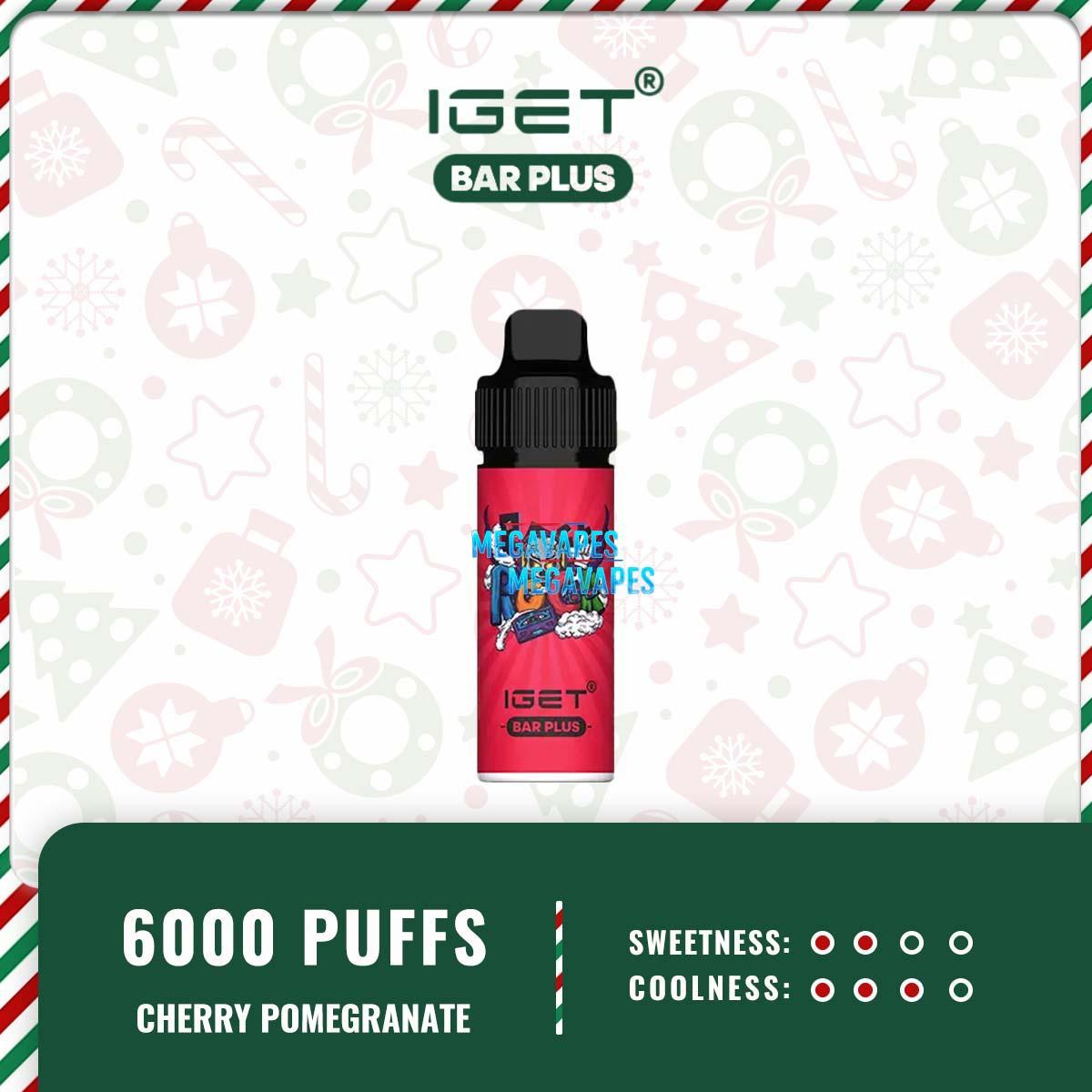 IGET BAR PLUS - CHERRY POMEGRANATE