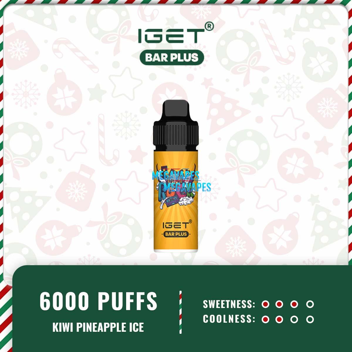 IGET BAR PLUS - KIWI PINEAPPLE ICE