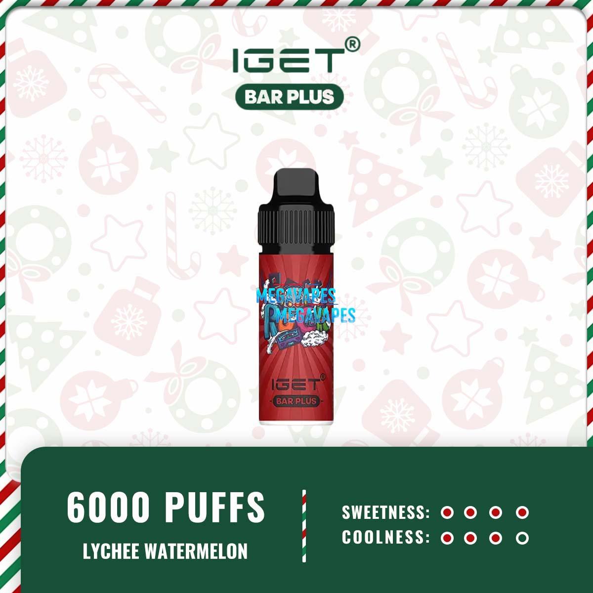 IGET BAR PLUS - LYCHEE WATERMELON
