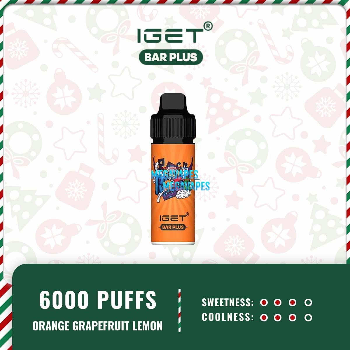 IGET BAR PLUS - ORANGE GRAPEFRUIT LEMON