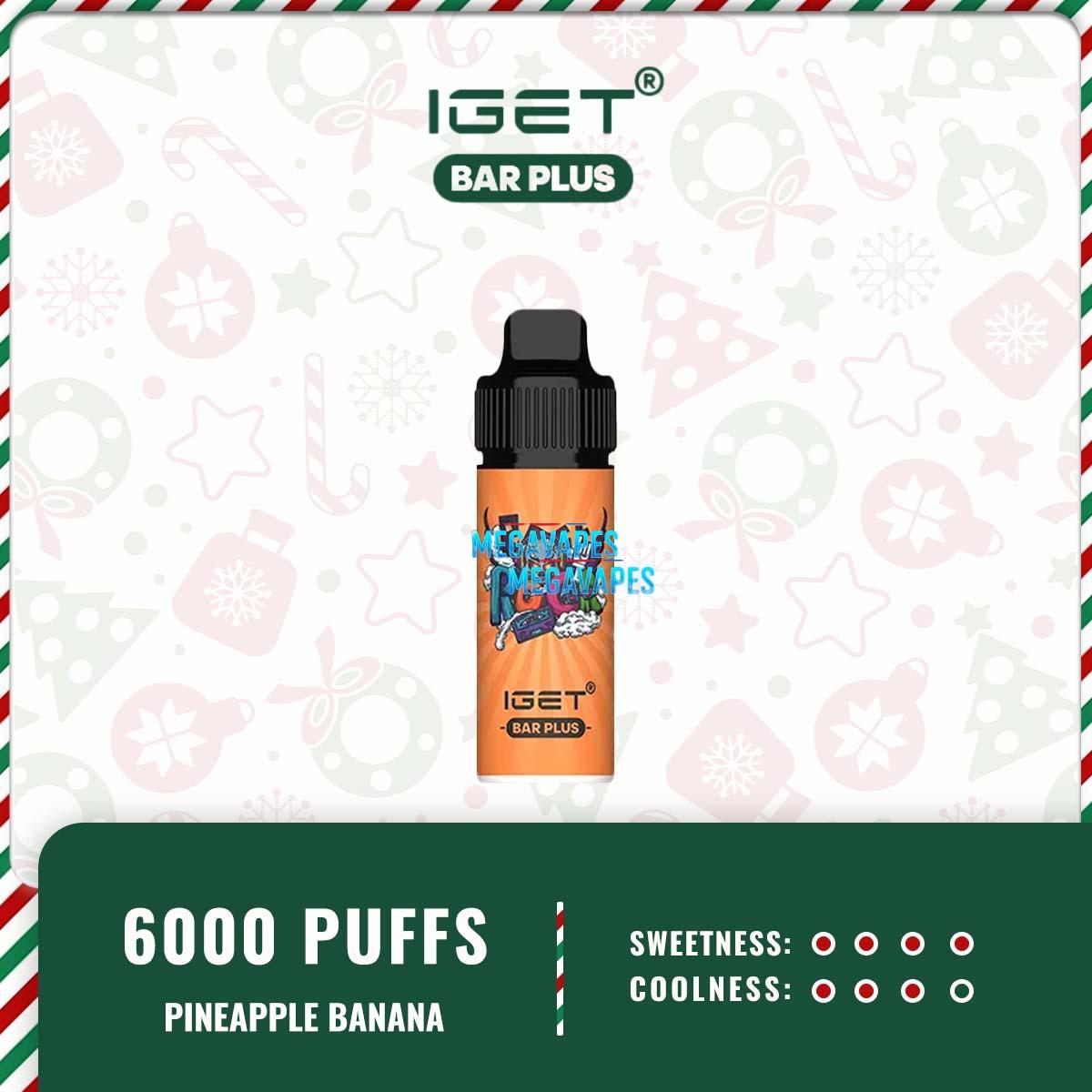 IGET BAR PLUS - PINEAPPLE BANANA