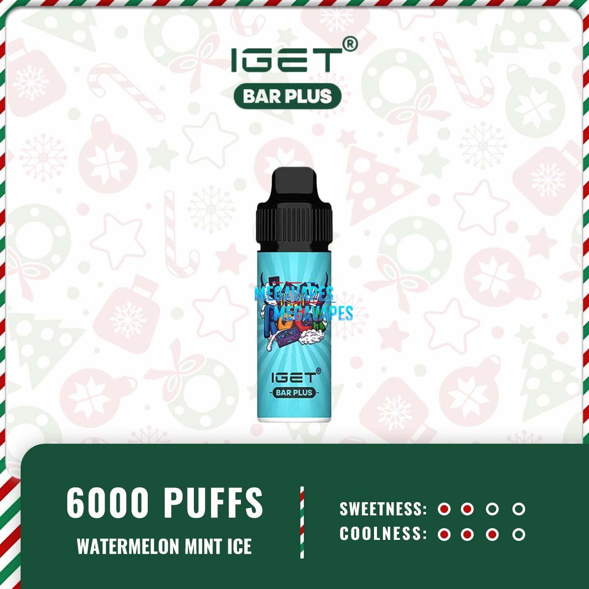 IGET BAR PLUS - WATERMELON MINT ICE