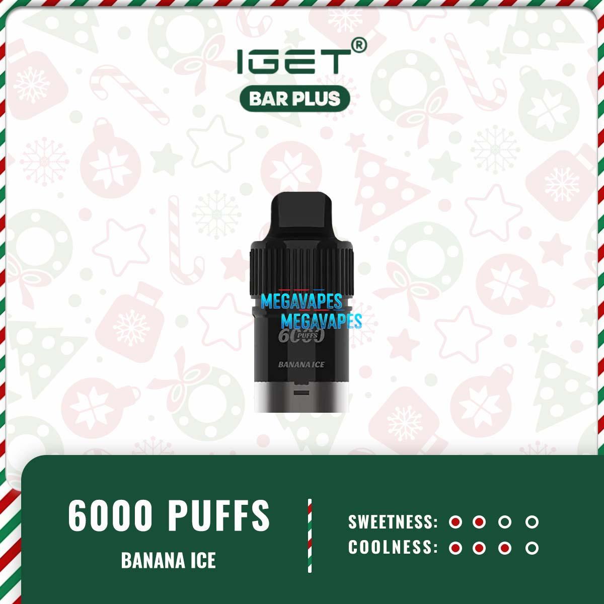 IGET BAR PLUS POD ONLY - BANANA ICE
