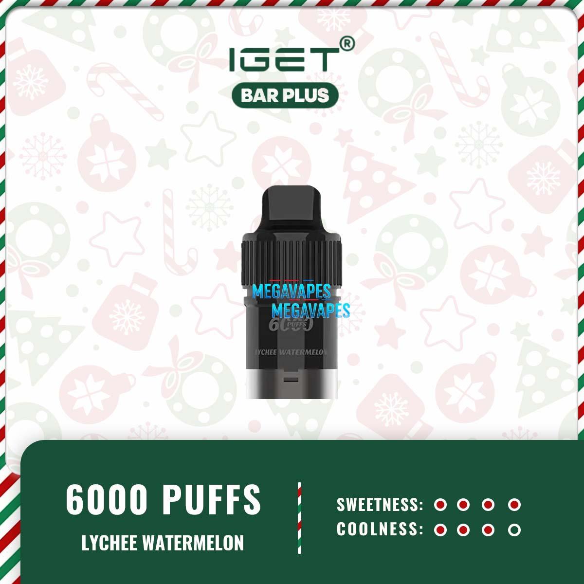 IGET BAR PLUS POD ONLY - LYCHEE WATERMELON