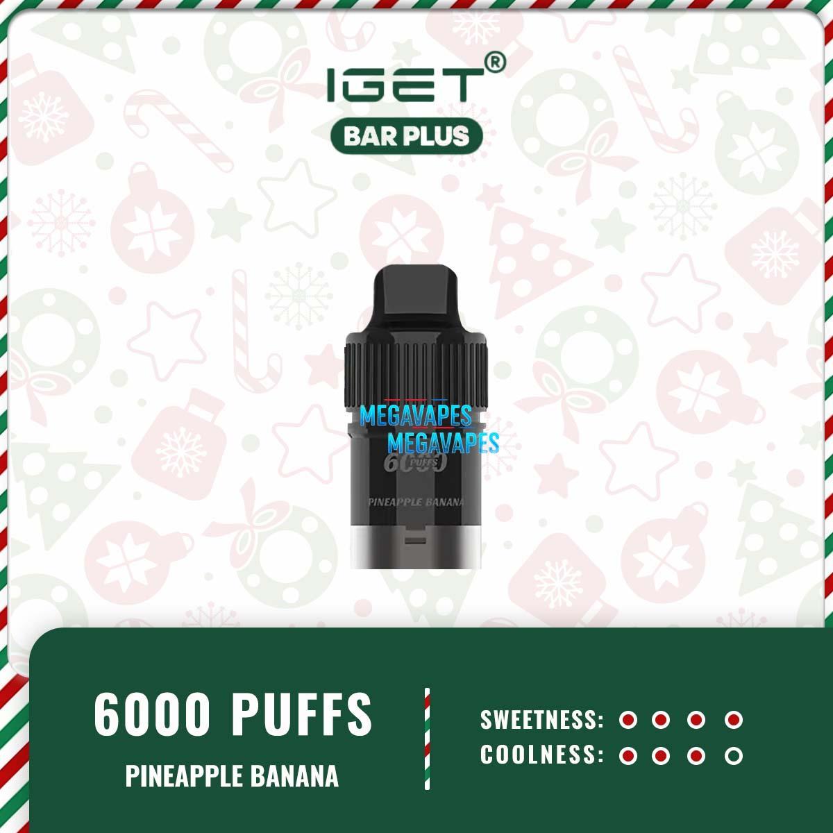IGET BAR PLUS POD ONLY - PINEAPPLE BANANA