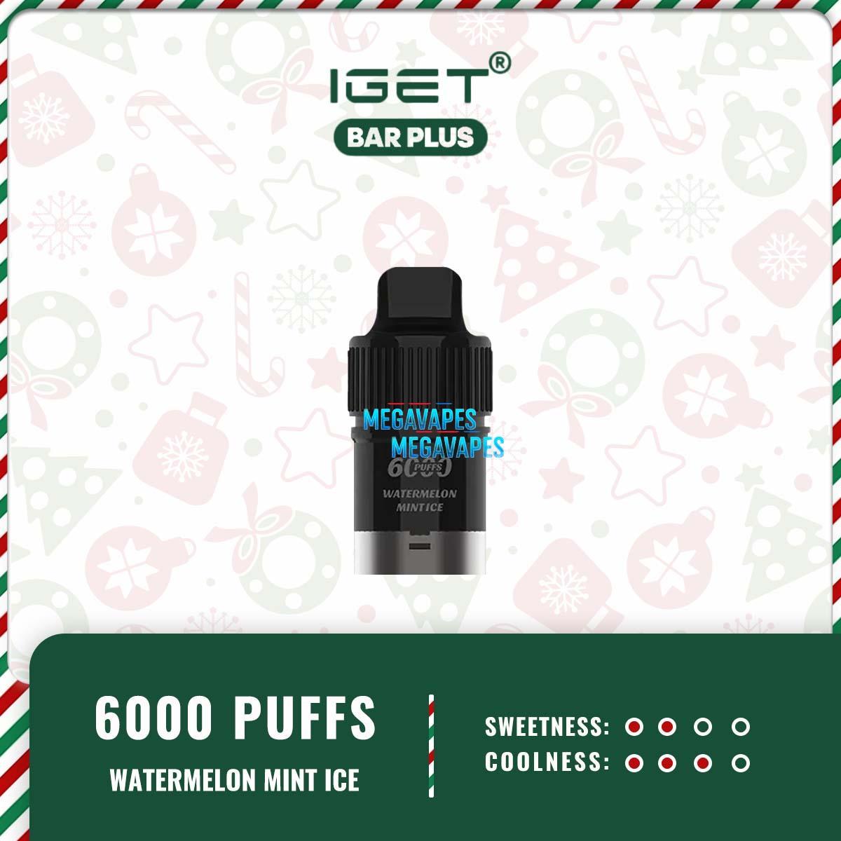 IGET BAR PLUS POD ONLY - WATERMELON MINT ICE