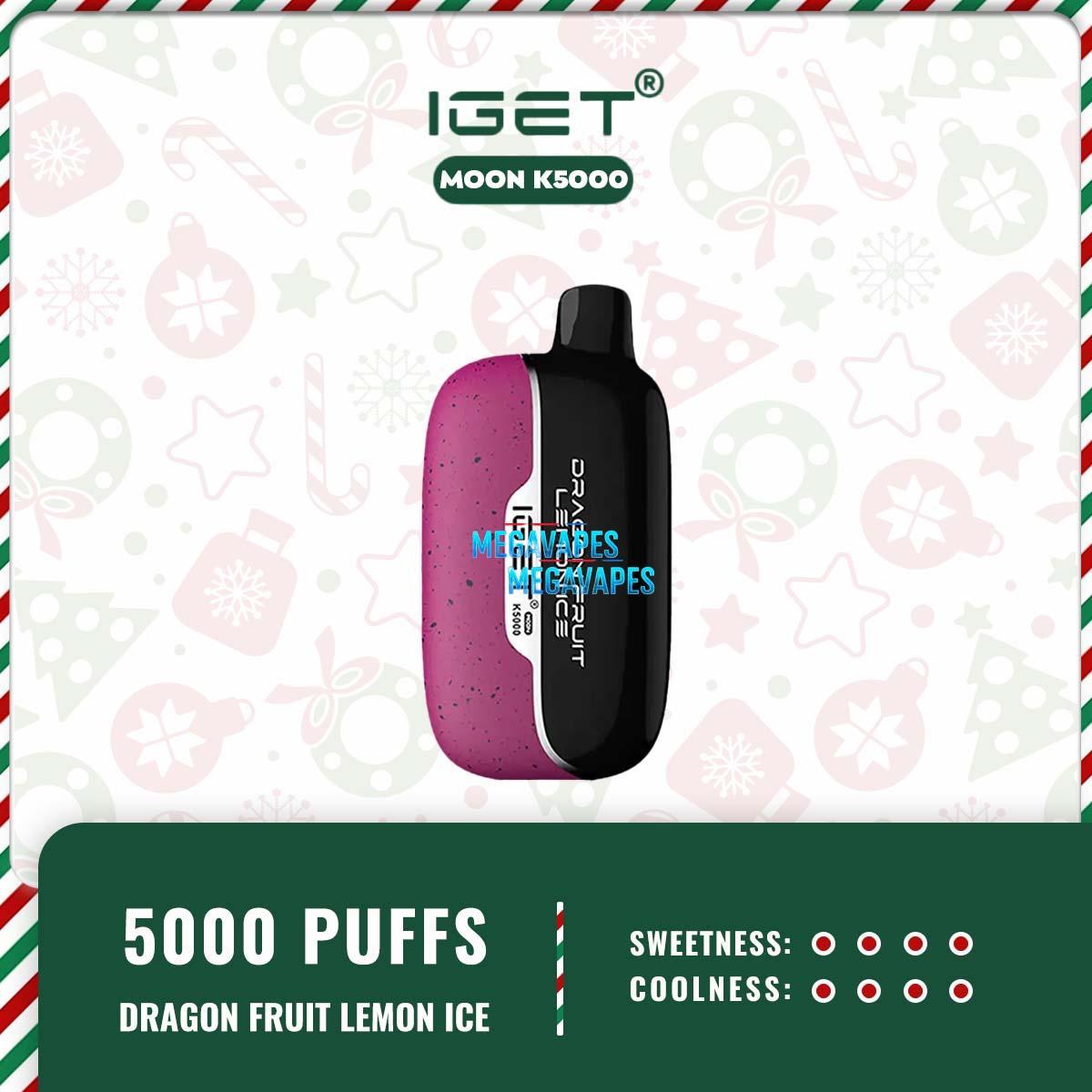 IGET MOON K5000 - DRAGON FRUIT LEMON ICE