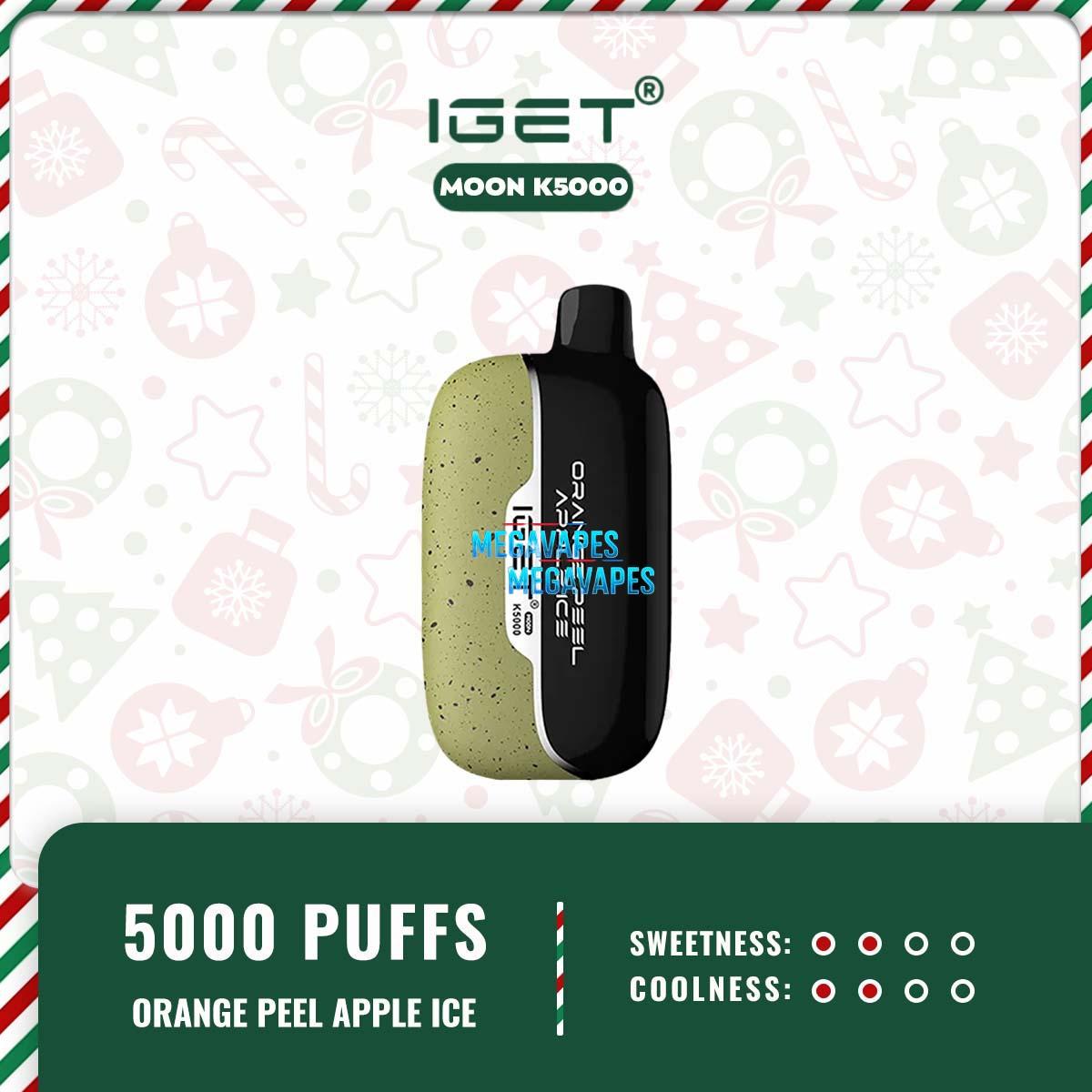 IGET MOON K5000 - ORANGE PEEL APPLE ICE