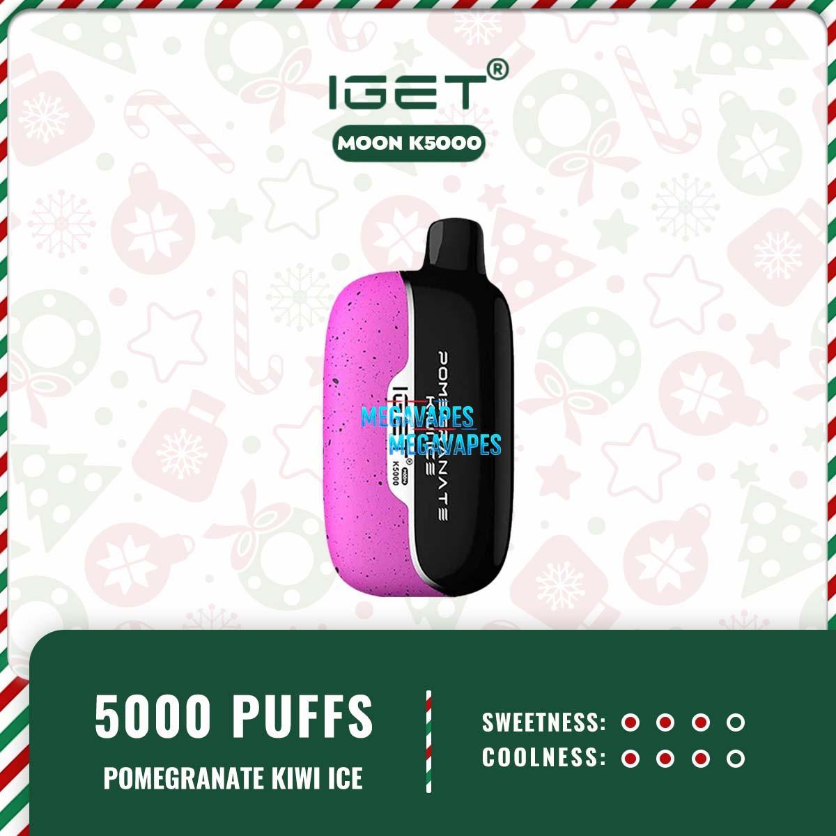 IGET MOON K5000 - POMEGRANATE KIWI ICE