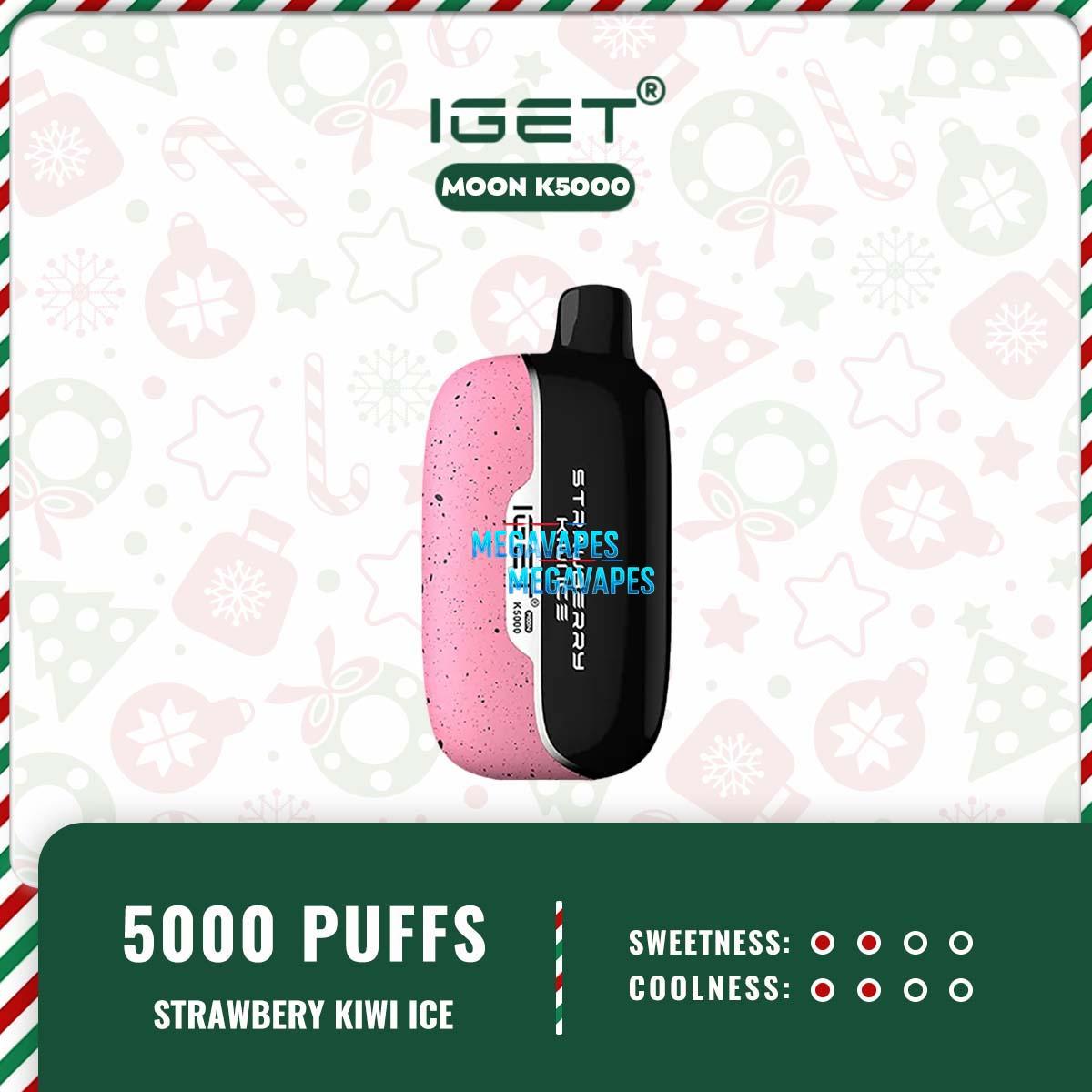 IGET MOON K5000 - STRAWBERRY KIWI ICE