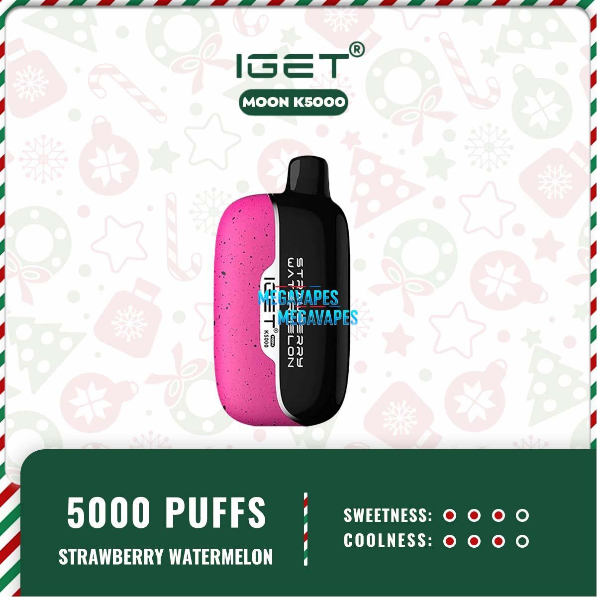 IGET MOON K5000 - STRAWBERRY WATERMELON ICE