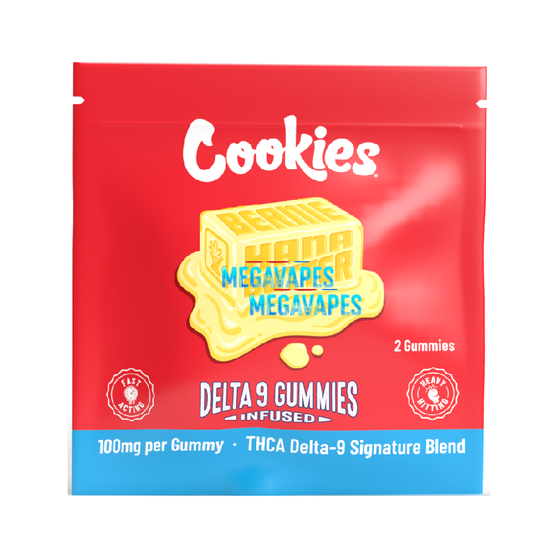 Cookies - THCA Delta 9 Infused Gummy 100mg - Bernienhanna Butter
