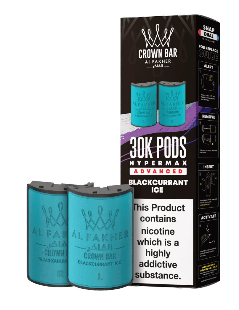 Crown Bar Al Fakher 30k Hypermax Prefilled PODS