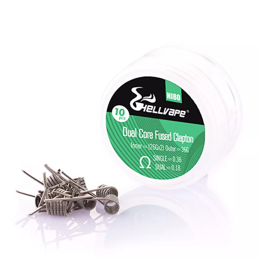 Hellvape Ni80 Dual Core Fused Clapton
