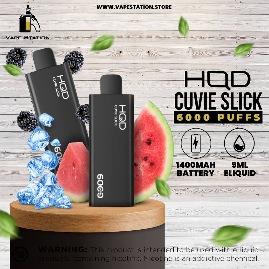 HQD Cuvie Slick 6000 Puffs – Grapey