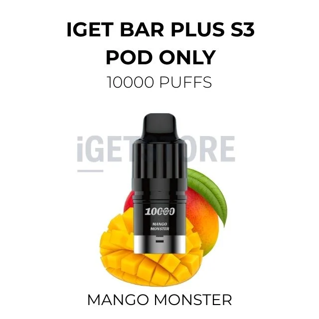 IGET Bar Plus S3 Pod Only 10000 Puffs – Mango Monster