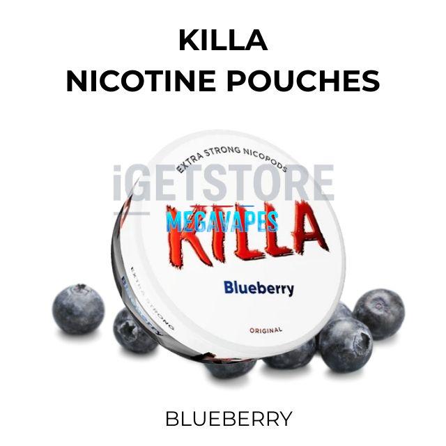 KILLA Nicotine Pouches – Blueberry