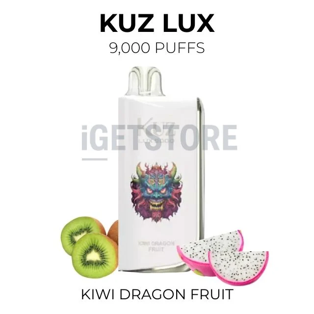 KUZ LUX 9000 Puffs – Kiwi Dragon Fruit