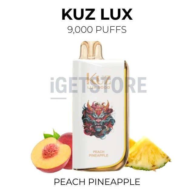 KUZ LUX 9000 Puffs – Peach Pineapple
