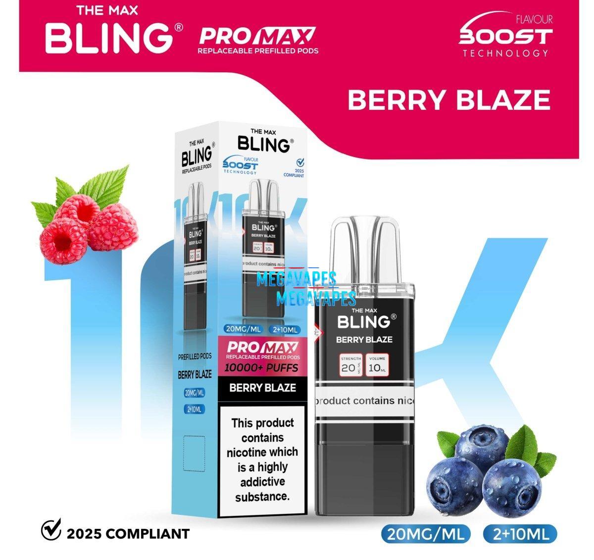 The Bling 10k Pro Max Replacement PODS - (BOX OF 5)